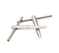 SUPVOX Juego de Herramientas para Reparar Trompetas y Trombones Accesorios de Herramienta Profesional de Limpieza Incluye Extractor de Boquilla Manual de Instrucciones Plata