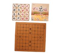 SUPVOX Juego De Mesa De Ajedrez Juego De Mesa De Damas El Profesor De Ajedrez Damas Chinas De Interacción Entre Padres e Hijos Pequeño Weiqi Chino Cuero