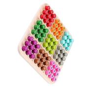 SUPVOX Juego de Mesa de Sudoku para Niños Juguete Educativo de Madera Tablero de Juego de Sudoku para Aritmética Actividad Familiar