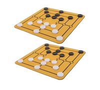 SUPVOX Juego De Morris De Nueve Hombres 2 Sets Ajedrez De Estrategia Tradicional Juego De Mesa De Ingenio para Principiantes Que Desarrollan La Paciencia