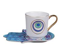 SUPVOX Juego de Taza con Platillo de Cerámica para Café, Capacidad Adecuada y Diseño Clásico para Reuniones y Tardes con Estilo Elegante