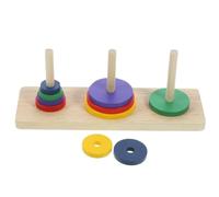 SUPVOX Juego de Torre Apilable de Madera para Resolver Problemas y Desafíos Mentales en Casa y Reuniones Tamaño 19x6x7.3cm