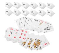 SUPVOX Juegos Mini Naipes Etiqueta de la Tarjeta Naipes a Granel minijuegos de Cartas Barajas de Cartas a Granel de Cartas a Granel Juegos en Miniatura Baraja de Carta Papel cuché