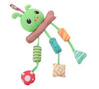 SUPVOX Juguete Colgante para Cuna y Cochecito para Recién Nacidos Móvil Ajustable con Espejo y Texturas Crujientes Diseño de Animales de Peluche Accesorio Ligero para Ñiño 0-1 Año