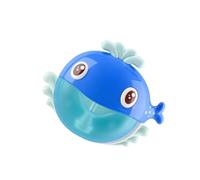 SUPVOX Juguete de Baño para Bebés Forma de Ballena Azul, Plástico Liviano, Máquina Creativa para Hacer Burbujas Adecuado Hora del Baño y Decoración de Habitación Infantil