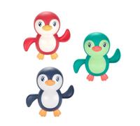 SUPVOX Juguete de Baño para Bebés Forma de Pingüino, 3 Piezas de Abs, Estimula la Percepción del Color y Sensación, Adecuado para Bañera y Obsequio de Cumpleaños