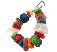 SUPVOX Juguete De Pájaro Carpintero Juguete para Loros Que Buscan Alimento Mordiscos para Masticar La Jaula