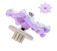 SUPVOX Juguete Interactivo Rueda Giratoria de Plástico y Acero Inoxidable Diseño Redondo y Decorativo Divertido y Atractivo para Pájaros para Loros en Casa