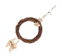 SUPVOX Juguete para Pájaros de Madera para Periquitos y Cacatúas Columpio para Aves con Naturales Juguete Masticable para Jaulas de Aves el Forrajeo Exploración Diseño DIY y Variadas