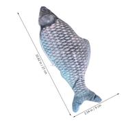 SUPVOX Juguetes para Gatos Pez Eléctrico Saltarín Juguete De Peluche Divertido Estilo Cruciano Oscuro Artificial Recargable por USB para Mascotas