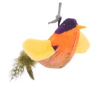 SUPVOX Juguetes para Gatos Y Pájaros Juguete De Peluche para Pájaros Que Cantan para Enriquecer El Juego De Los Gatitos