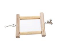 SUPVOX Juguetes para Loros Jaulas Periquitos con Espejo Divertidos Juguetes Colgantes para Cacatúas Aleatorios.