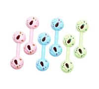 SUPVOX Juguetes Sonajero Infantil Para Bebés 0-1 Año, Juego Manual De 6 Piezas De Plástico Seguro, Sonido Campana, Diseño Ergonómico, Colores Variados, Adecuado Para Estimulación Temprana