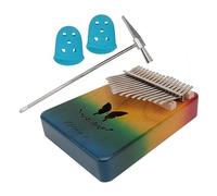 SUPVOX Kalimba De Teclas De Natural Piano De Pulgar Portátil Para Niño Niña y Adultos Instrumento Musical Para Principiantes Diseño Único y Melodías