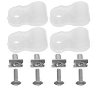 SUPVOX Kit de 12 Tornillos de Acero Inoxidable para Casco de Fútbol Americano, Accesorios de Reparación para Mascarilla Facial, Compatibles con Cascos Juveniles, Paquete de