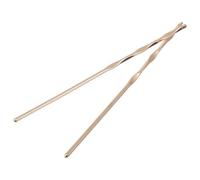 SUPVOX Kit de 2 Palillos Cabello DIY de Cobre Fundido Diseño Ondulado, Accesorios para Hacer Tocados y Moños Estilo Hanfu, Material Artesanal para Decoración de Pelo Tradicional