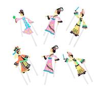 SUPVOX Kit de 6 Piezas DIY de Sombras Artesanales para Niños, Accesorios Completos y Colores Llamativos, Adecuado para Desarrollo Práctico
