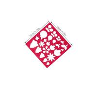 SUPVOX Kit de 7 Moldes de Fieltro de Lana para Manualidades Diy, Plantilla para Apliques y Bordado, Material Duradero, Adecuado para Costura y Proyectos Creativos Aguja