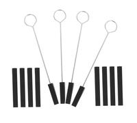 SUPVOX Kit de Afinación para Piano 12 Piezas, Juego de Herramientas 4 Horquillas y 8 Barras de Silenciamiento Negras de Goma, Accesorio para Reparación y Afinación Precisa de Pianos, Uso