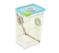 SUPVOX Kit De para Insectos Caja para Reptiles Comedero Transparente Habitat para Anfibios Jaula para Arañas Tanque para Reptiles Recinto Transparente Comedero Recipientes para