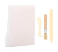 SUPVOX Kit de Reparación de Libros Antiguos Tela de Encuadernación, Cepillo y Plegadora, Conjunto Artesanal para Restauración Precisa y Manual, Material Resistente para Color Aleatorio