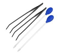 SUPVOX Kit Limpiador Acuario 4 Pipetas y Pinzas Anticloro para Grava y Fondo Fácil De Usar