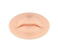 SUPVOX Labio Falso Piel Sintética Profesional de Silicona 3d, Doble Cara, Elástico y Flexible, para Práctica de Tatuaje y Micropigmentación, para Principiantes y Artistas Experimentados,