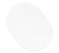 SUPVOX Lámina Acrílica Redonda Transparente 100x3 Mm 5 Piezas Disco Acrílico para Manualidades Bricolaje Proyectos Artísticos Protector Mesa Uso Hogar Cocina