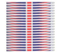 SUPVOX Lápices de Madera para Escribir y Dibujar Bandera Decorativa, Lápices Pequeños para Estudiantes, 100 Unidades Multicolor para Material Escolar y Oficina