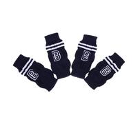 SUPVOX Leggings para Perros Antideslizantes Protectores De Articulaciones De Algodón Diseño De Letras Azul Oscuro Tamaño m para Cachorros De 3-8 Libras Uso Interior para Mascotas Pequeñas