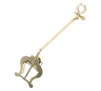 SUPVOX Lira de Marcha Portátil para Trompa y Clarinete Pinza Metálica Resistente Clip Transparente para Partituras Soporte Ajustable para Instrumentos de Viento Desfiles y Conciertos