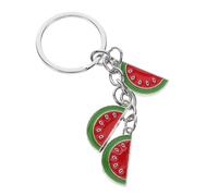 SUPVOX Llavero de Sandía Mini de Metal Duradero Colgante Creativo de Fruta de Verano para Coche y Mochila Accesorio Portátil y Decorativo Obsequio Original para Niñas