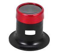 SUPVOX Lupa de Aumento 10X para Relojeros Lente de Cristal y Aluminio Gafas de Diadema Manos Libres para Reparación de Relojes y Joyería Herramienta Precisa para Inspección Detallada