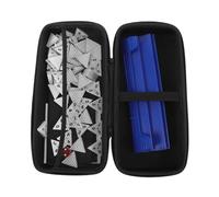 SUPVOX Mahjong Triangular con Números Juego De Mesa Portátil para Estrategia Familiar Caja De Viaje Bolsa con Cordón Soporte y Dados para Fiestas y Reuniones Familiares