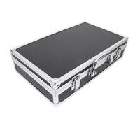 SUPVOX Maletín para Micrófonos de Mano Resistente Caja Protectora de Almacenamiento con Asa Maleta Organizadora de Aluminio para Micrófonos Inalámbricos Funda Rígida para Karaoke y Audio