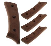 SUPVOX Mango de Cuchillo de Cocina Casera de Madera de Pollo Agujero, Mango de Repuesto para Cuchillo Japonés, Accesorio para Bricolaje y Utensilios de Chef, 4 Pares de Remaches