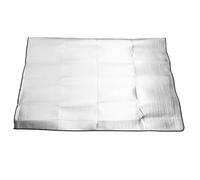 SUPVOX Manta de Picnic de Doble Cara 2x2,5 M, Esterilla de Camping Resistente al Agua para Playa y Exteriores, Película de Aluminio Plateada, Ligera y Fácil de Limpiar