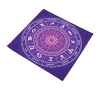 SUPVOX Mantel de Tarot Astrológico Suave y Portátil para Mesa de Adivinación Multifuncional para Lectura de y Decoración de Altar
