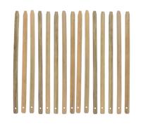 SUPVOX Marco de Abanico de Mano de Bambú Natural 15 Piezas, Kit para Hacer Abanicos Plegables Diy, Mango 25x1x0,2 Cm para Manualidades, Cosplay y Decoración de Fiestas