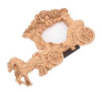 SUPVOX Marco de Fotos Vintage de Escritorio Estilo Europeo en Forma de Carruaje para Bodas, Pequeño Marco de Resina Dorado para Fotos Decorativas de Boda y Exhibición de Imágenes