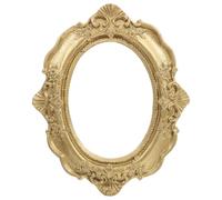 SUPVOX Marco de Fotos Vintage Pequeño de Yeso en Azul, Decoración de Escritorio Multifuncional para Exhibición y Fotografía, Marco Decorativo Antiguo para Hogar y Oficina