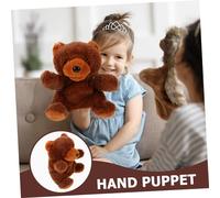 SUPVOX Marioneta De Mano De Oso Pardo Juguete De Peluche Años Marioneta De Mano para Contar Historias para Actividades Interactivas El Hogar o Jardín Infantil