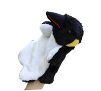 SUPVOX Marioneta de Mano de Peluche de Pingüino Negro, Juguete Creativo para Desarrollar Imaginación y Habilidades de Comunicación, Adecuado para Enseñanza en Jardín y Actuaciones