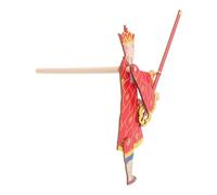 SUPVOX Marionetas de Sombras Chinas de Madera para Niños, Tamaño Tradicional, Teatro de Sombras Vintage, Juguete Cultural Educativo para Entretenimiento Familiar