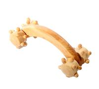 Supvox Masaje de madera Acupresión Rodillo de mano Cuerpo del cuello Hombro Masaje muscular Herramienta