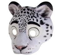 SUPVOX Máscara con Correa Elástica de Leopardo Nieves Material Eva para Ajuste Cómodo para Carnaval y Fiestas de Disfraces en Celebraciones y Mascaradas