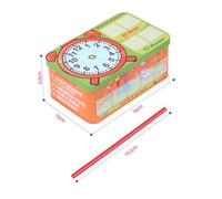 SUPVOX Matemáticas de Madera para Set Educativo de Palos de Cálculo Bloques de Letras Bloques Geométricos y Tabla de Fórmulas Juguete de Aprendizaje para Preescolar y Hogar