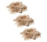 SUPVOX Material para Nidos de Pájaros Natural, Ropa de Cama Transpirable para Jaulas, 3 Bolsas de 20 G, Mezcla Segura para Periquitos, Canarios y Aves Silvestres, Uso al Aire Libre E