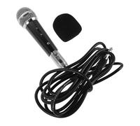 SUPVOX Micrófono Dinámico con Cable para Karaoke y Grabación Micrófono Manual de Metal Completo Compatible con Altavoces y Amplificadores para Exterior Voz Clara
