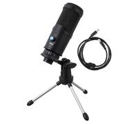 SUPVOX Micrófono USB de Condensador Cardioide 192khz 24bit Negro